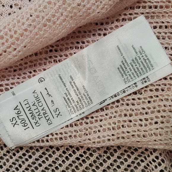 NWT AllSaints ITAT Twist Tee Candy Pink Sweater poncho sz XS - Picture 6 of 10